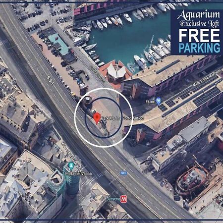 Apartament Aquarium Exclusive Loft - Private Parking Genua Zewnętrze zdjęcie